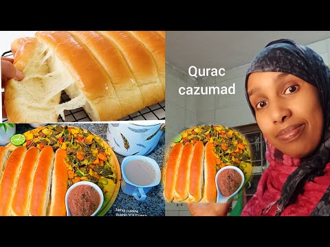 qurac cazumad kafaideyso 😋 simple breakfast fluffy bread recipe enjoy