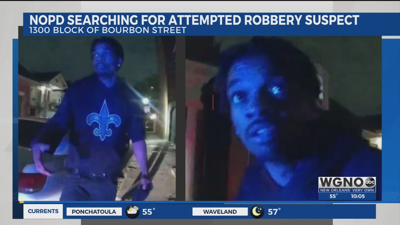 NOPD searching for robbery suspect