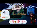 🕸🦇 Halloween is here! Making Over 100 wishes to try and get the Spider Bat! | Roblox Overlook Bay