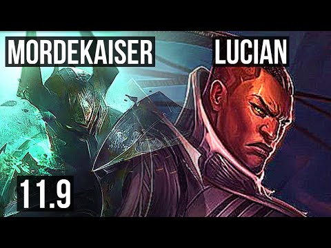 MORDEKAISER vs LUCIAN (TOP) (DEFEAT) | 3.2M mastery, Dominating | NA Diamond | v11.9