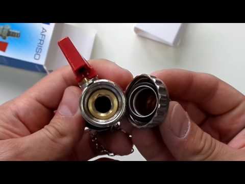 Миниатюра изображения товара Кран для наполнения и слива системы Afriso KFE HP 1/2" / 42407