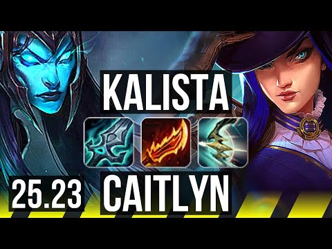 KALISTA & Blitzcrank vs CAITLYN & Morgana (ADC) | 67% winrate, Legendary | EUW Grandmaster | 25.23