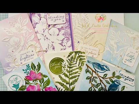 How to Create Fun Laser Cut Stencil Technique Cards / Stampin’ Up! Brighten Your Day Kit
