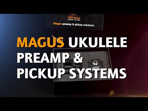 Ortega MAGUSUKE Ukulele Piezo Preamp System w/Built-in Tuner image 4