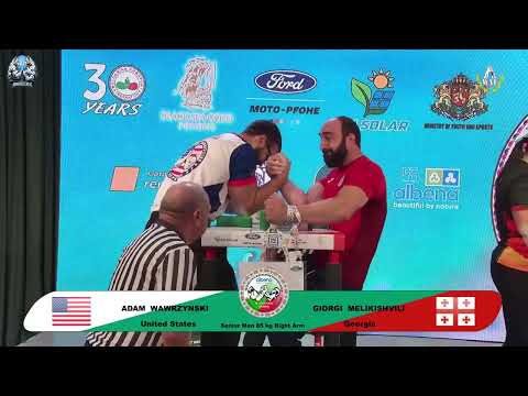 Adam Wawrzynski vs Melikishvili Giorgi | Up to 85 kg | XLVI WORLD ARMWRESTLING CHAMPIONSHIP | 2025