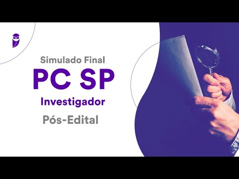 Simulado Final PC SP – Investigador – Pós-Edital – Correção