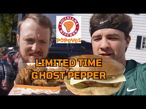 Hot or Not? Popeye's Ghost Pepper Chicken Sandwich | The Chow Challenge | Episode 18