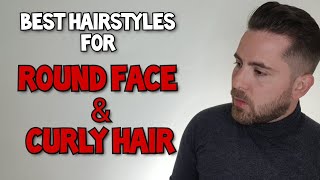 BEST HAIRSTYLES & HAIRCUTS FOR CURLY HAIR WITH A ROUND FACE SHAPE