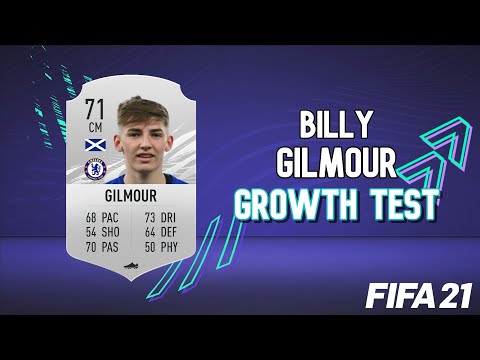 Billy Gilmour Growth Test! FIFA 21 Career Mode