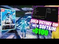 CHEATING With The Best Fortnite CHEAT in the Solo Victory Cup 🏆 (+$100)