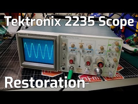 Tektronix 2235 Oscilloscope Restoration