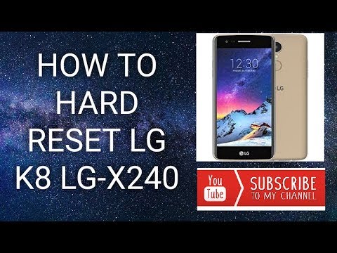 HOW TO HARD RESET LG K8 2017 LG-X240