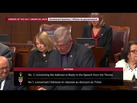 2024 04 09   Sen Plett speaks on Trudeau Scandals