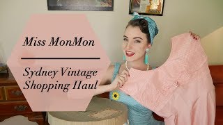 Sydney Vintage and Pinup Clothing Haul - Miss MonMon