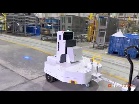 One AMR, Multiple Load Carriers – Maximum Flexibility & Efficiency! | FlexQube