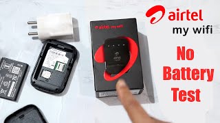 Airtel WiFi hotspot without battery | WiFi data card without battery, Airtel my wifi without battery