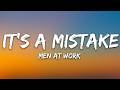 Men At Work - It's a Mistake (Lyrics)