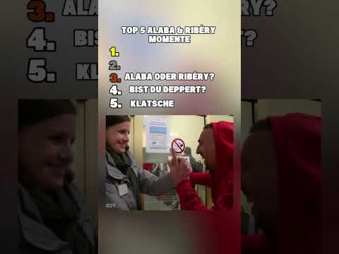 Top 5 Alaba & Ribéry Momente 😂😱 #ytshorts #short #fussball