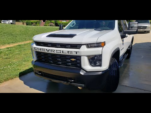 How to Paint a 2020 Silverado 2500HD Color Matched Grille