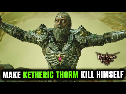Defeat Ketheric Thorm Easy - Make Ketheric Thorm Kill Himself | Mind Flayer Colony | Baldur's Gate 3