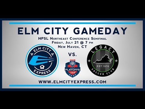 NPLS Soccer Playoffs - Elm City Express vs. Legacy Soccer Club