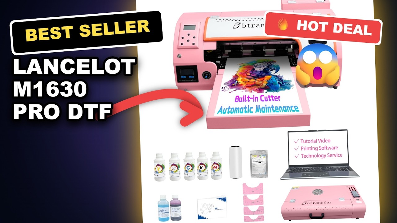 Lancelot M1630 Pro DTF Printer Honest Review: Is It the Best Choice for Printers of 2024?