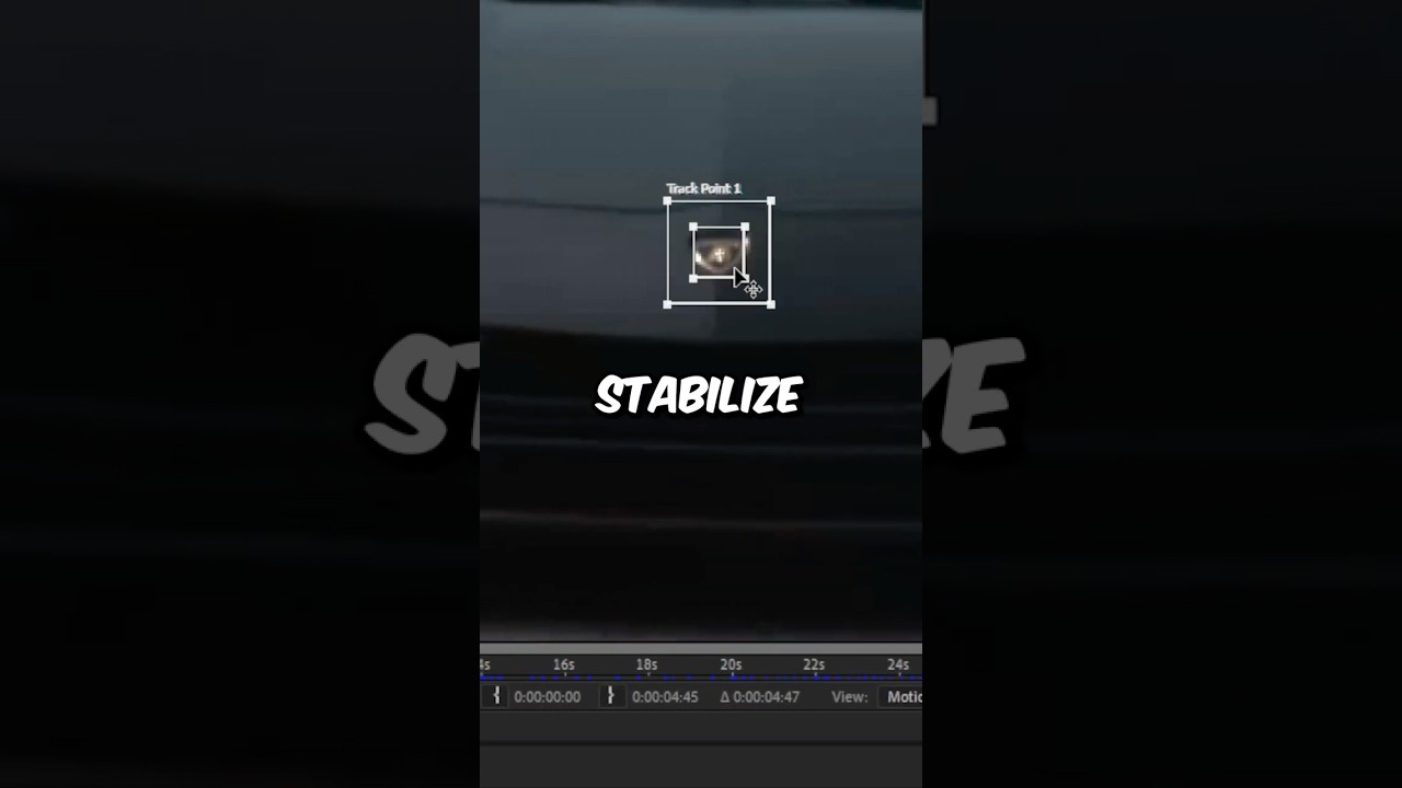 How To Stabilize Motion in After Effects