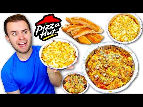 Pizza Hut's NEW Oven-Baked Pastas REVIEW! All 4 Flavors!