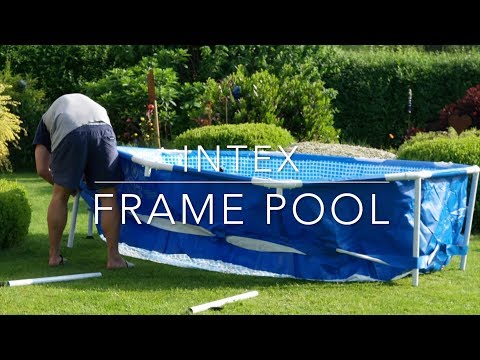 фото каркасный бассейн intex metal frame 457x122 см 0