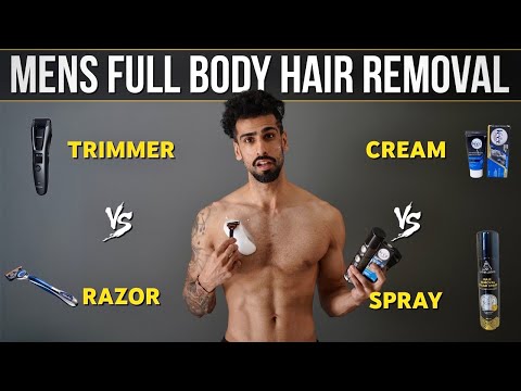 Best Methods To REMOVE BODY HAIR For Men | Abhinav...