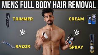 Best Methods To REMOVE BODY HAIR For Men | Abhinav Mahajan