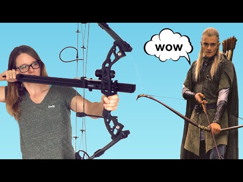 Instant Legolas Bow by Joerg Sprave! Unboxing and First Impression!