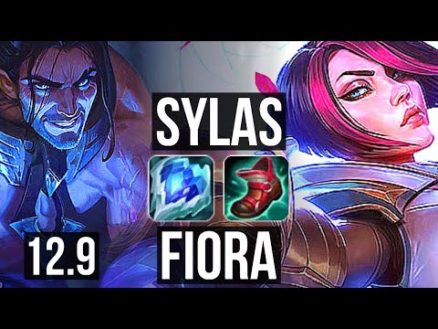 SYLAS vs FIORA (TOP) | 8/0/0, 6 solo kills, 1000+ games, Legendary, 900K mastery | BR Master | 12.9