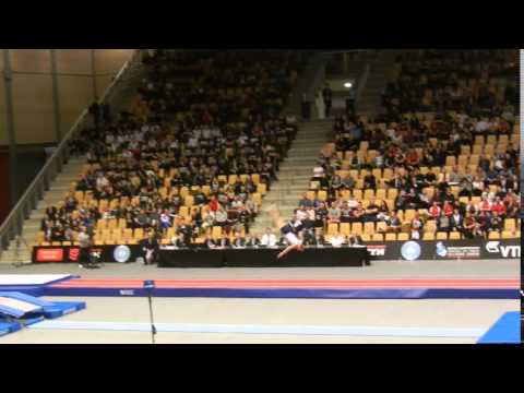 UKR Stanislav Statsenko Prelim 1st Pass 2015 World Champs Tumbling