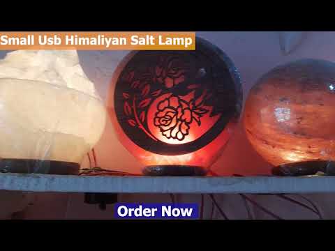 Color Changing Night light Himalayan Pink Salt Rock Lamp For Home Decoration With USB Connector
