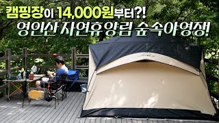 영인산자연휴양림 숲속야영(캠핑)장