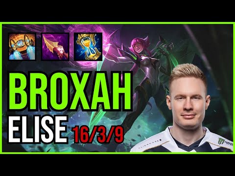BROXAH - ELISE vs. KARTHUS Jungle | EUW MASTER | PATCH 10.25