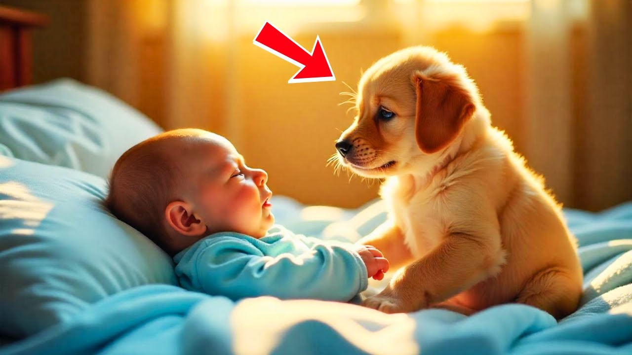 "6-Month-Old Paralyzed Baby Asleep, What the Puppy Did Next Will Leave You in Awe—A Miracle!"