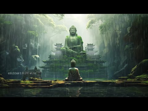 Rainy Day in a Serene Ancient Temple - The Best of Flute Music For Soothing, Meditation, Healing