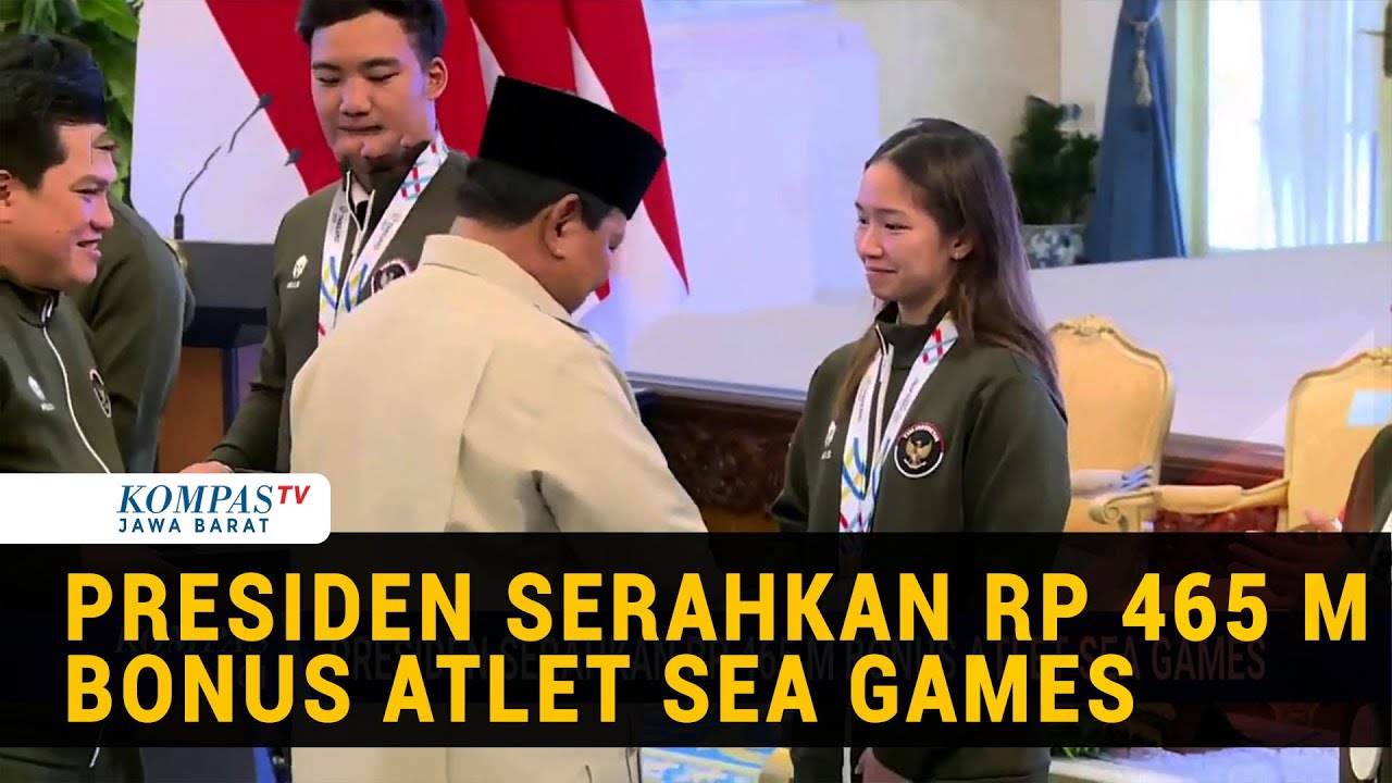 Prabowo Serahkan Bonus Total Rp465 Miliar ke Atlet Peraih Medali Sea Games