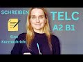 TELC Deutsch A2 B1 Eine Kurznachricht Schreiben Prüfungsvorbereitung
