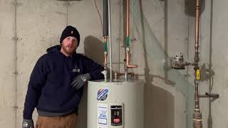40 Gallon Electric Water Heater Install