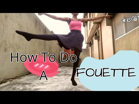 How To Do A Fouette/ A La Seconde (really easy) |Pearl Margaux|