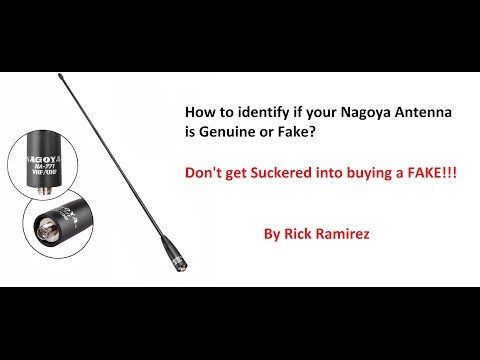 Nagoya Antenna - How to identify if Fake or Genuine? 2023