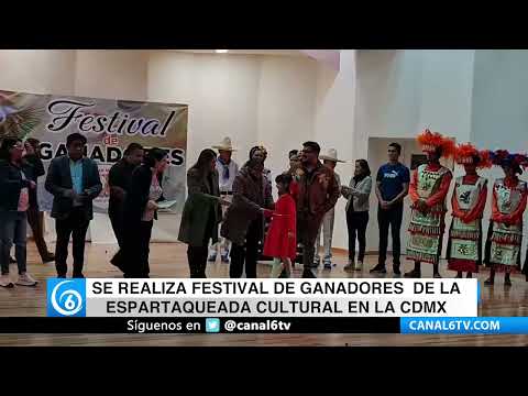 Video: Se realiza Festival de Ganadores de la Espartaqueada Cultural en la CDMX