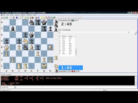 Blitz Chess Commentary Shredded(FM) - Dromedar(IM)