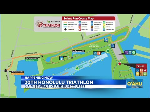Athletes compete in 20th Honolulu Triathlon today, rain or shine