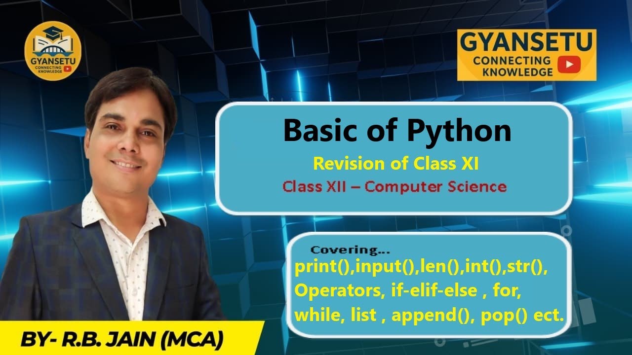 Python Revision for Class 12 Practical | Basics + Lists, Strings & Dictionaries | CBSE/RBSE 2026