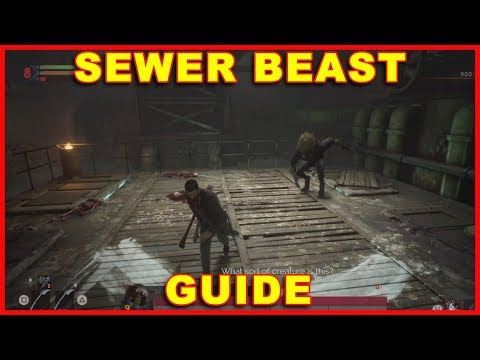 Vampyr Sewer Beast Boss Fight Gameplay