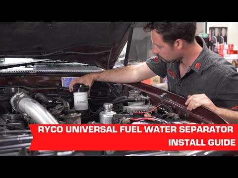 Ryco Z980K Universal Fuel Water Separator Installation